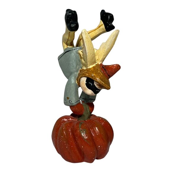 Set Of 3 House of Hatten Masked Fairy Pumpkins Denise Calla Figurines Halloween - Picture 3 of 16